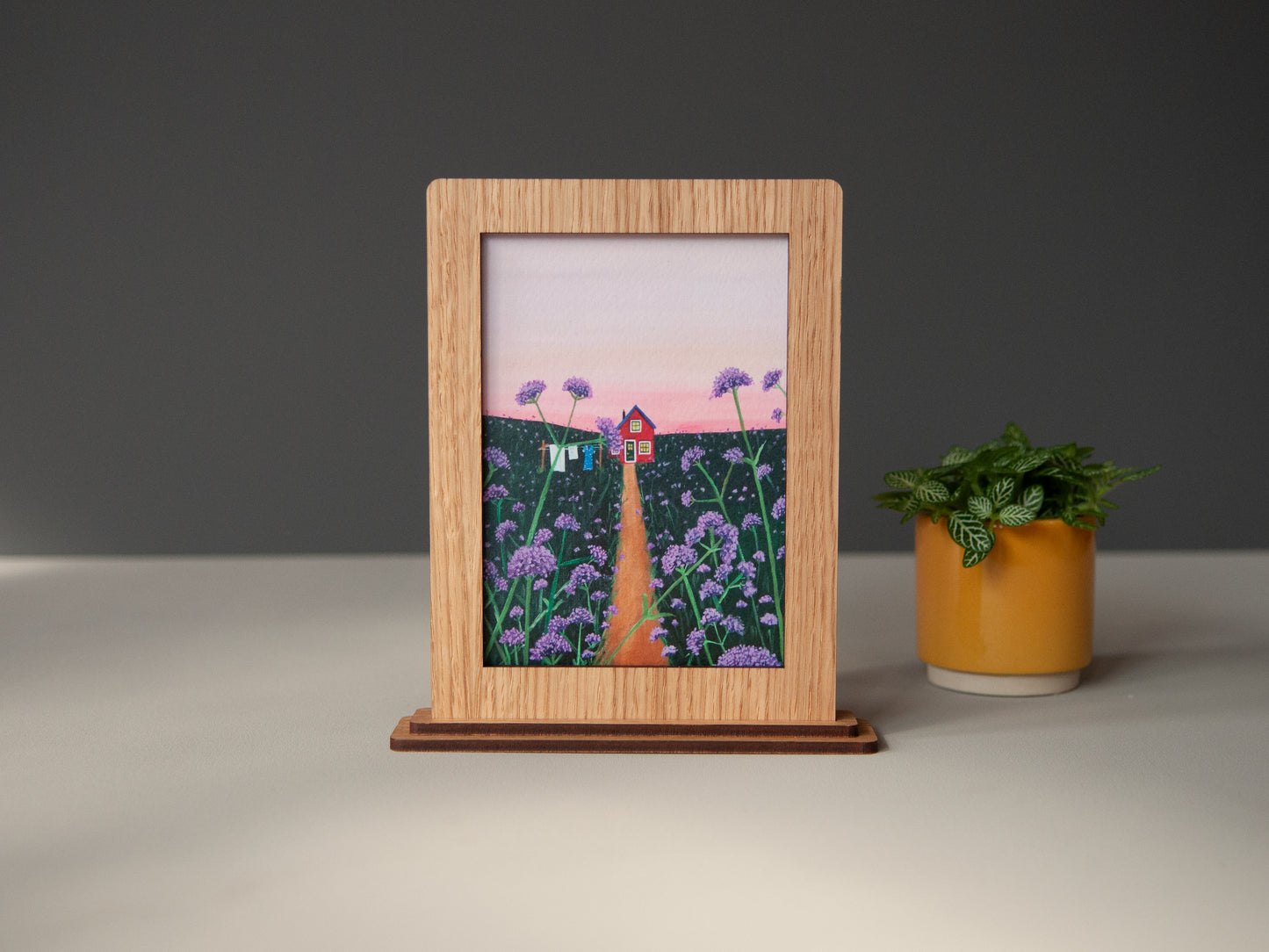 'Houtvast' Lijstje | Staand | Eikenhout
